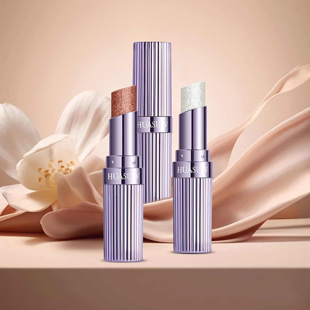 Shimmer Glow Lipstick – Hydrating Gloss Finish