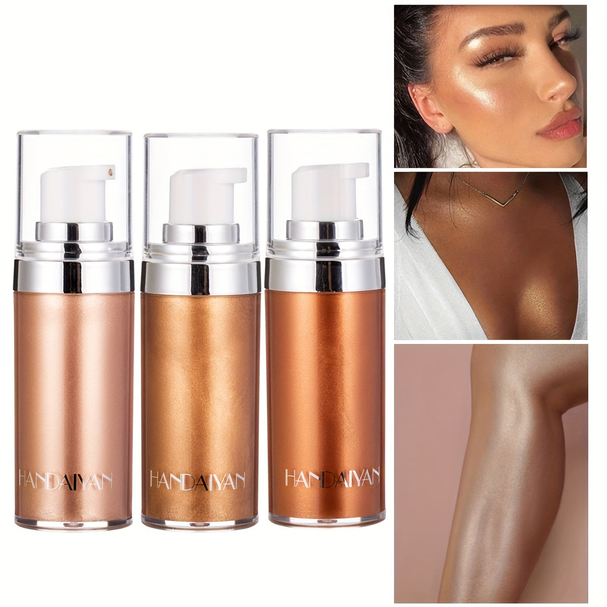 Luxury Shimmer Body & Face Highlighter – Waterproof Glow Cream