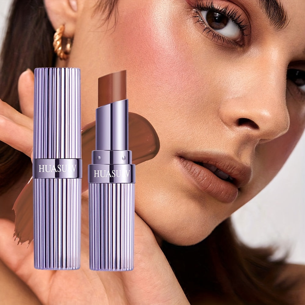 Shimmer Glow Lipstick – Hydrating Gloss Finish