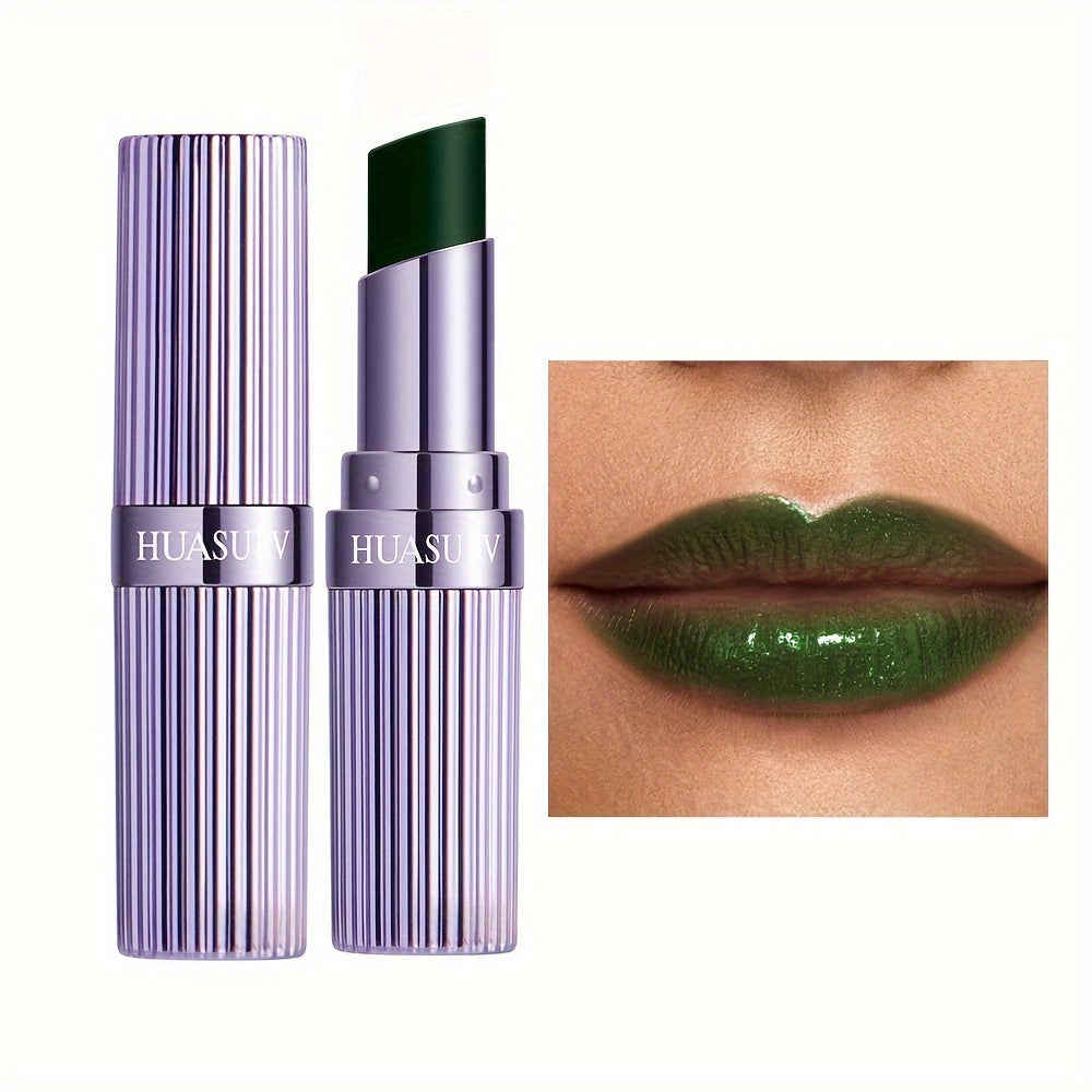 Shimmer Glow Lipstick – Hydrating Gloss Finish