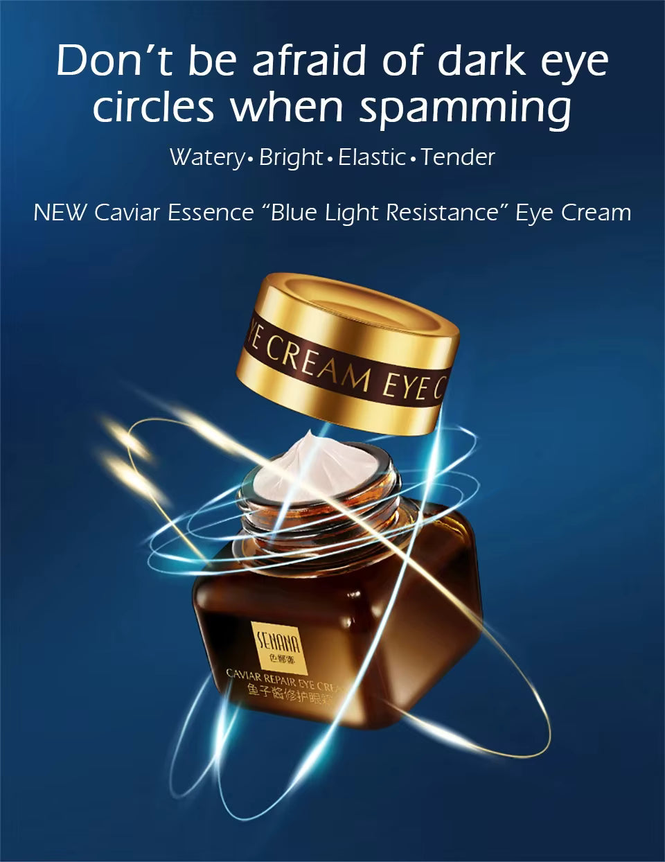 Luxury Caviar Collagen Eye Cream – Anti-Aging & Dark Circle Corrector