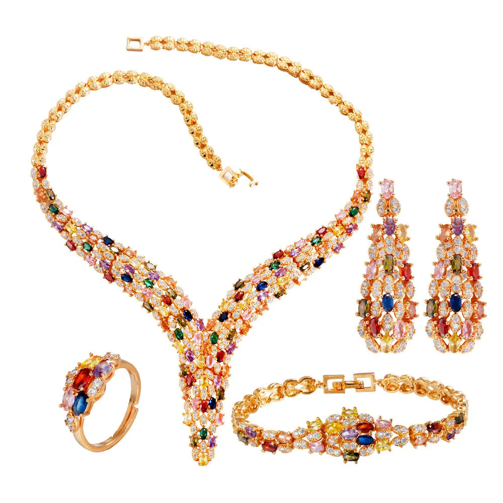 Luxury Gold Jewelry Set – Elegant Statement