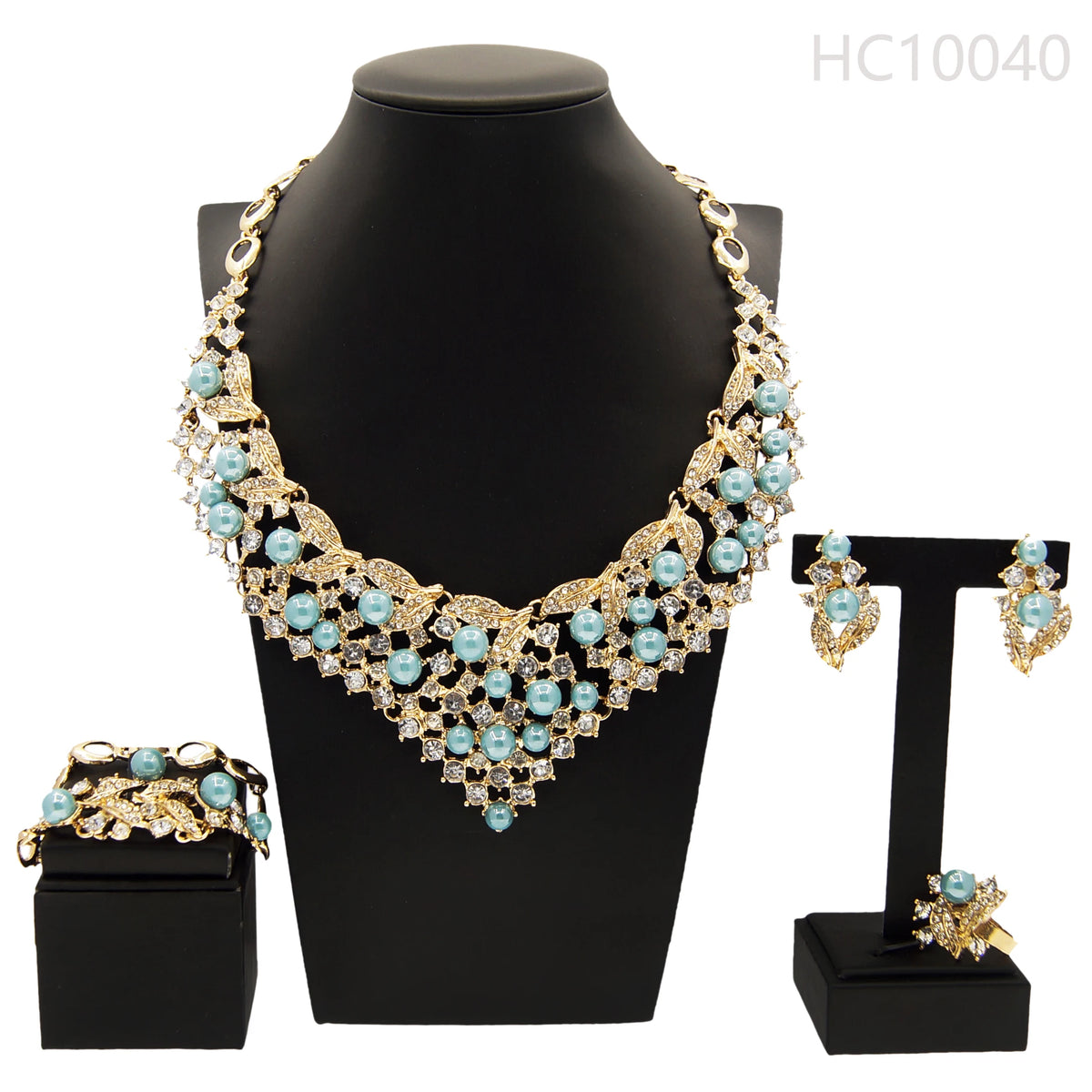 ✨ Gold Bridal Jewelry Set – Elegant Wedding & Special Occasion Jewelry ✨