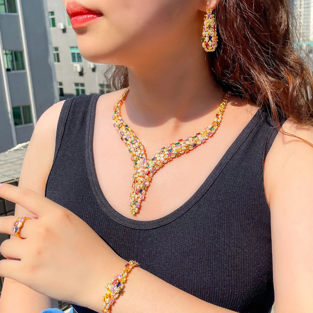 Luxury Gold Jewelry Set – Elegant Statement