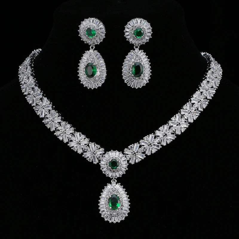 Bridal Jewelry Set Necklace & Earrings