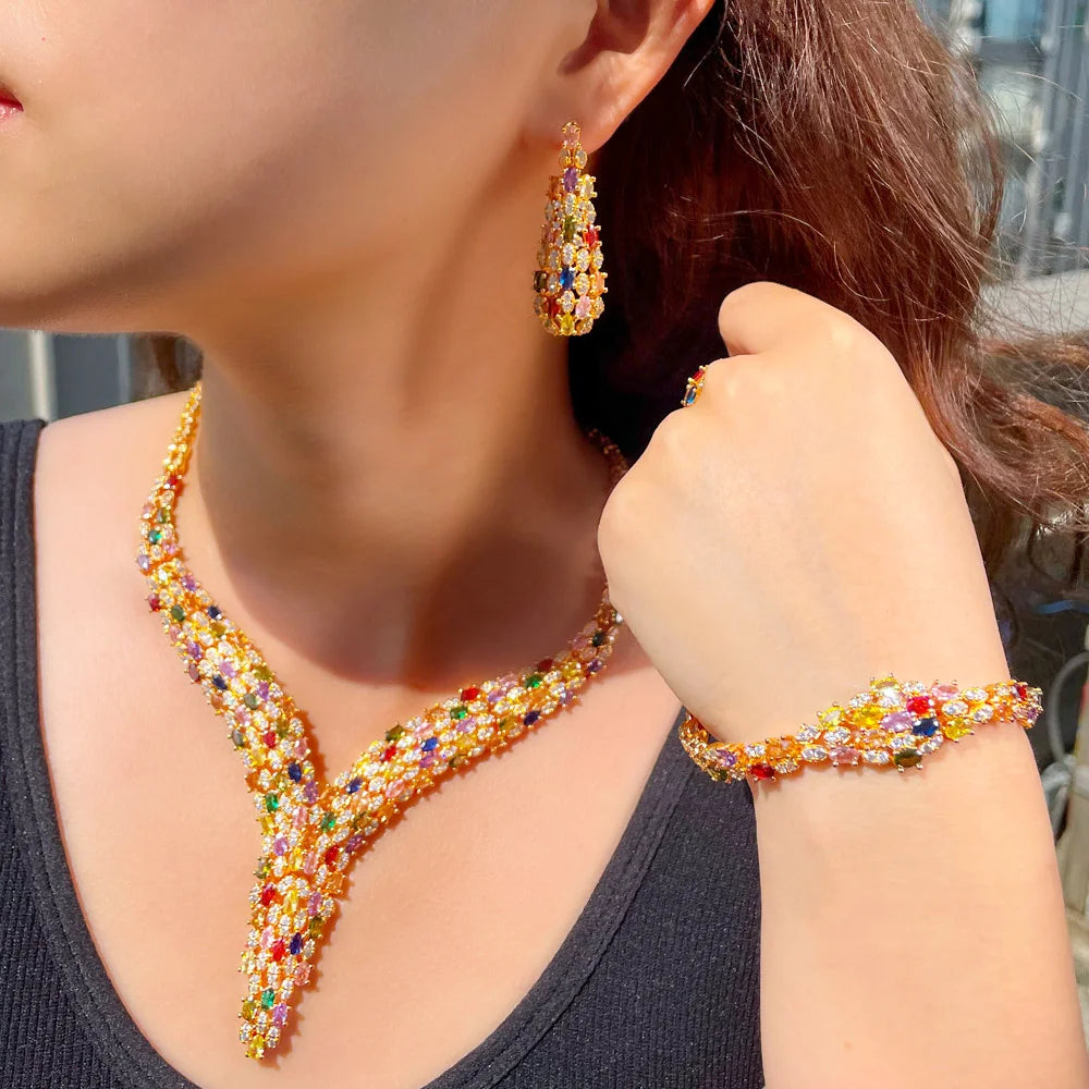 Luxury Gold Jewelry Set – Elegant Statement