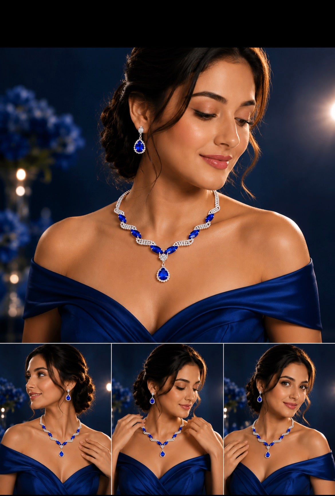 Necklace & Earrings Bridal Luxury Set