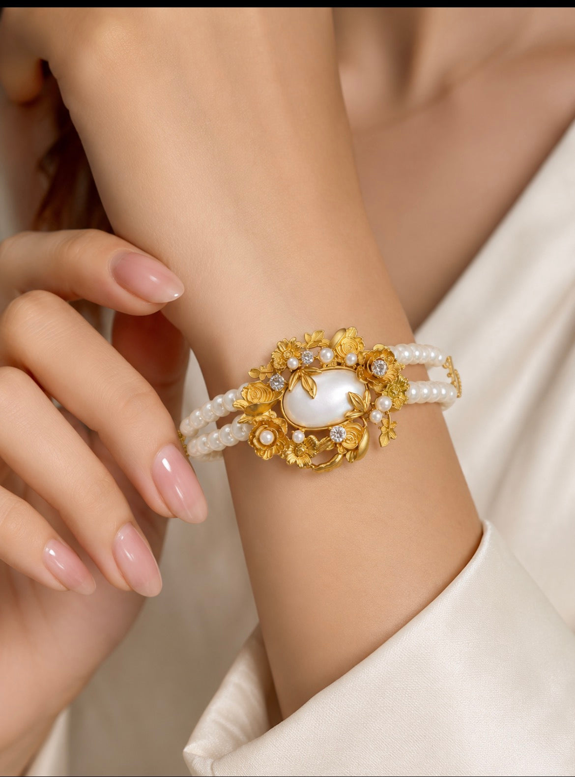 Luxury Pearl Bracelet – Elegant Statement Jewelry