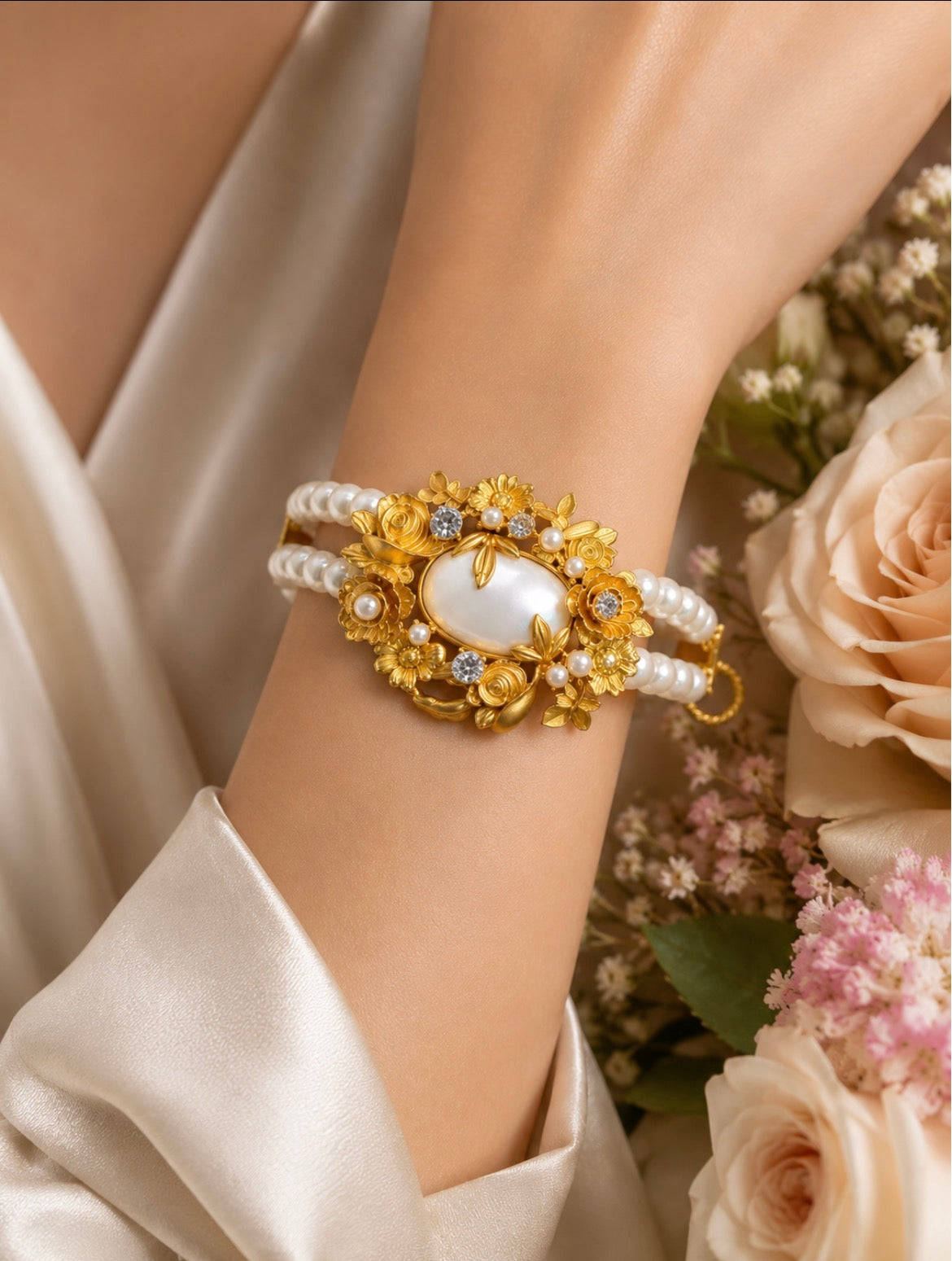 Luxury Pearl Bracelet – Elegant Statement Jewelry