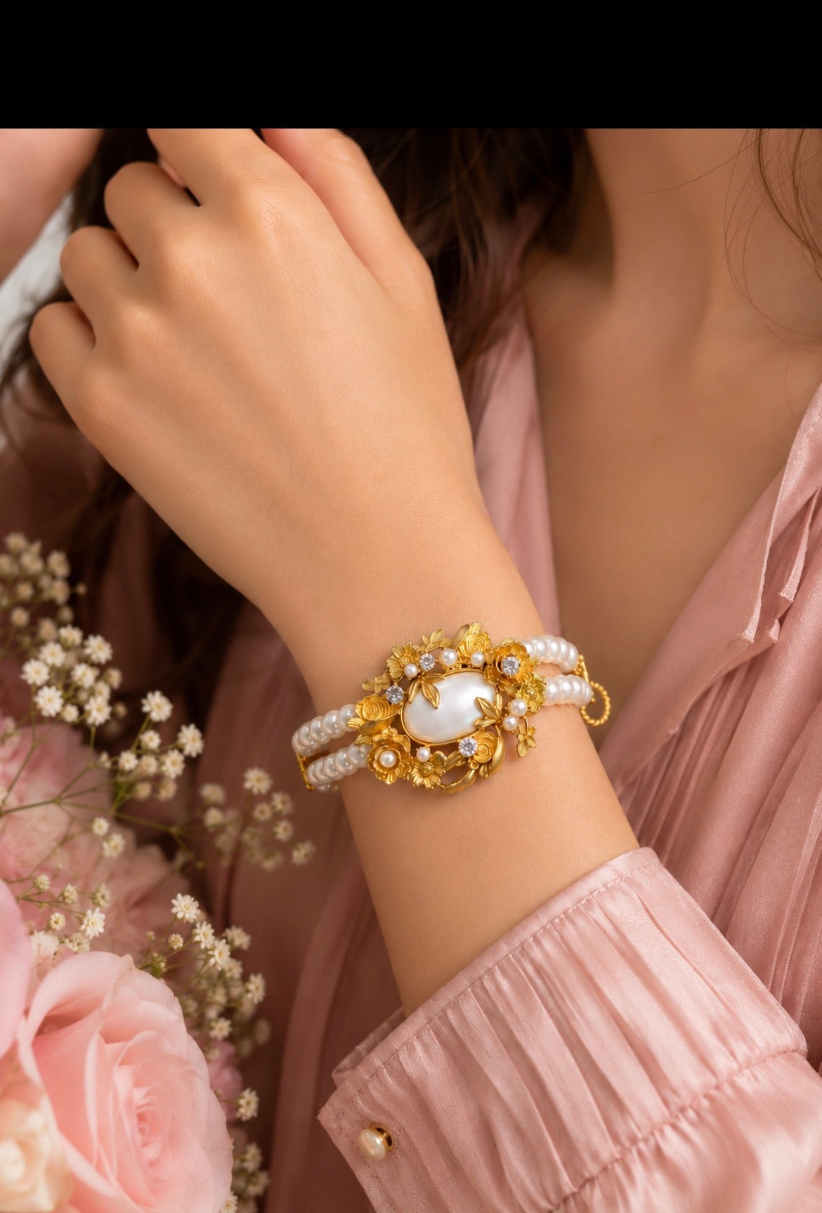 Luxury Pearl Bracelet – Elegant Statement Jewelry
