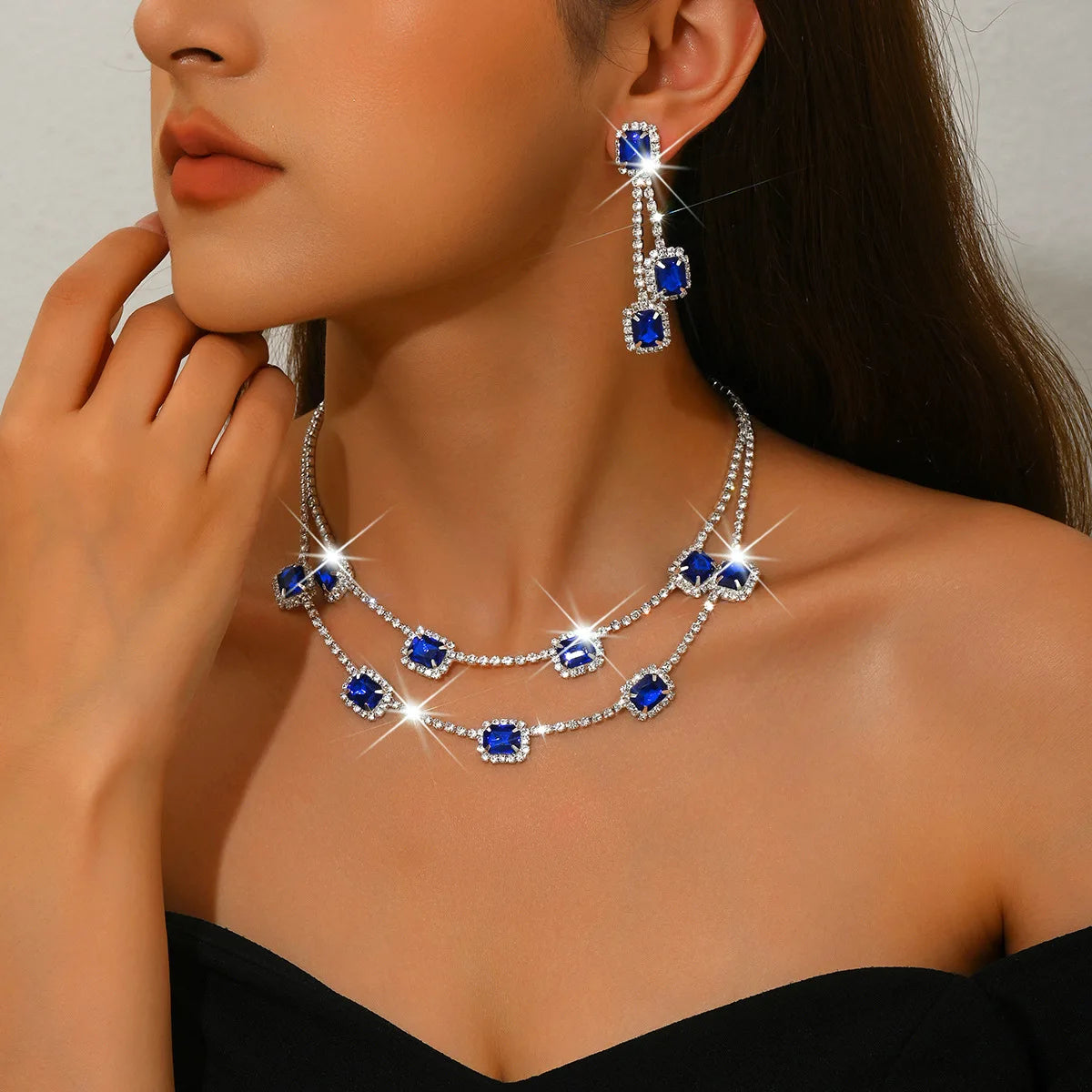 Luxury 2-Piece Jewelry Set – Necklace & Earrings