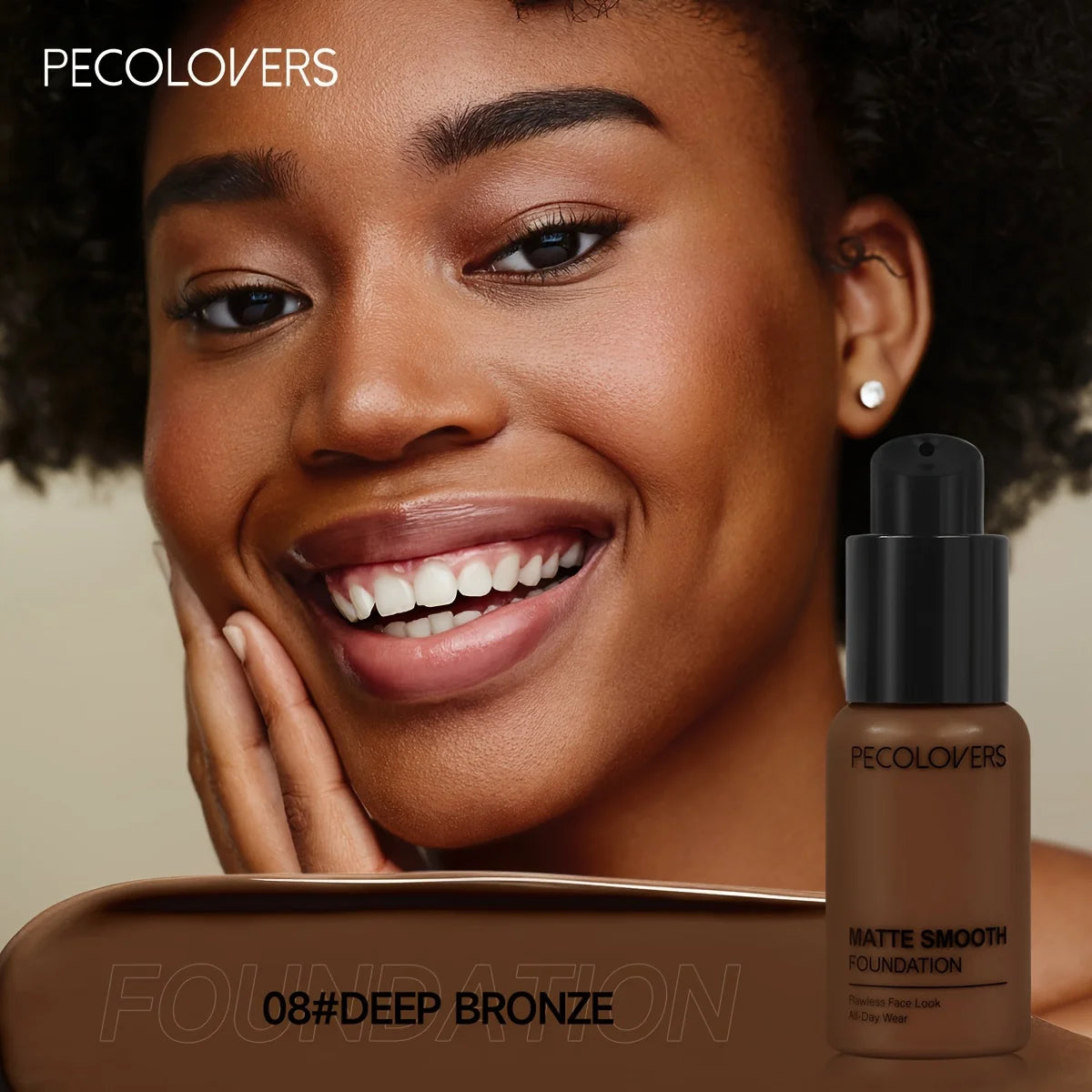 Matte Smooth Long-Wear Foundation – Flawless Coverage