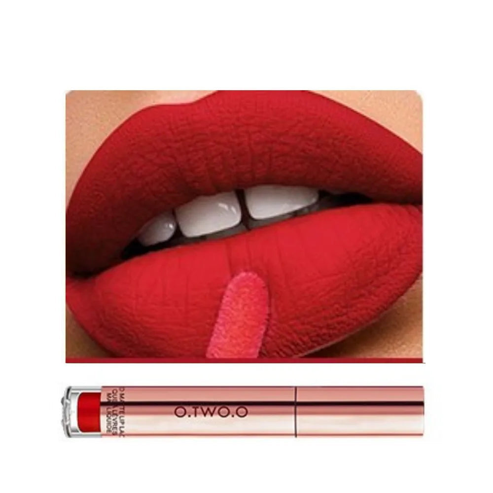 12 colors High Quality Velvet Matte lipstick.
