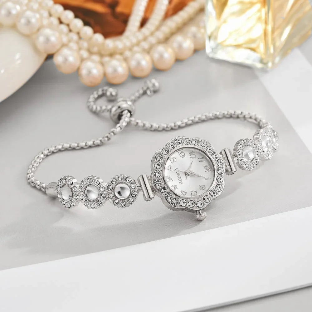 Luxury Women’s Stainless Steel Watch – Elegant Fashion Dress Timepiece