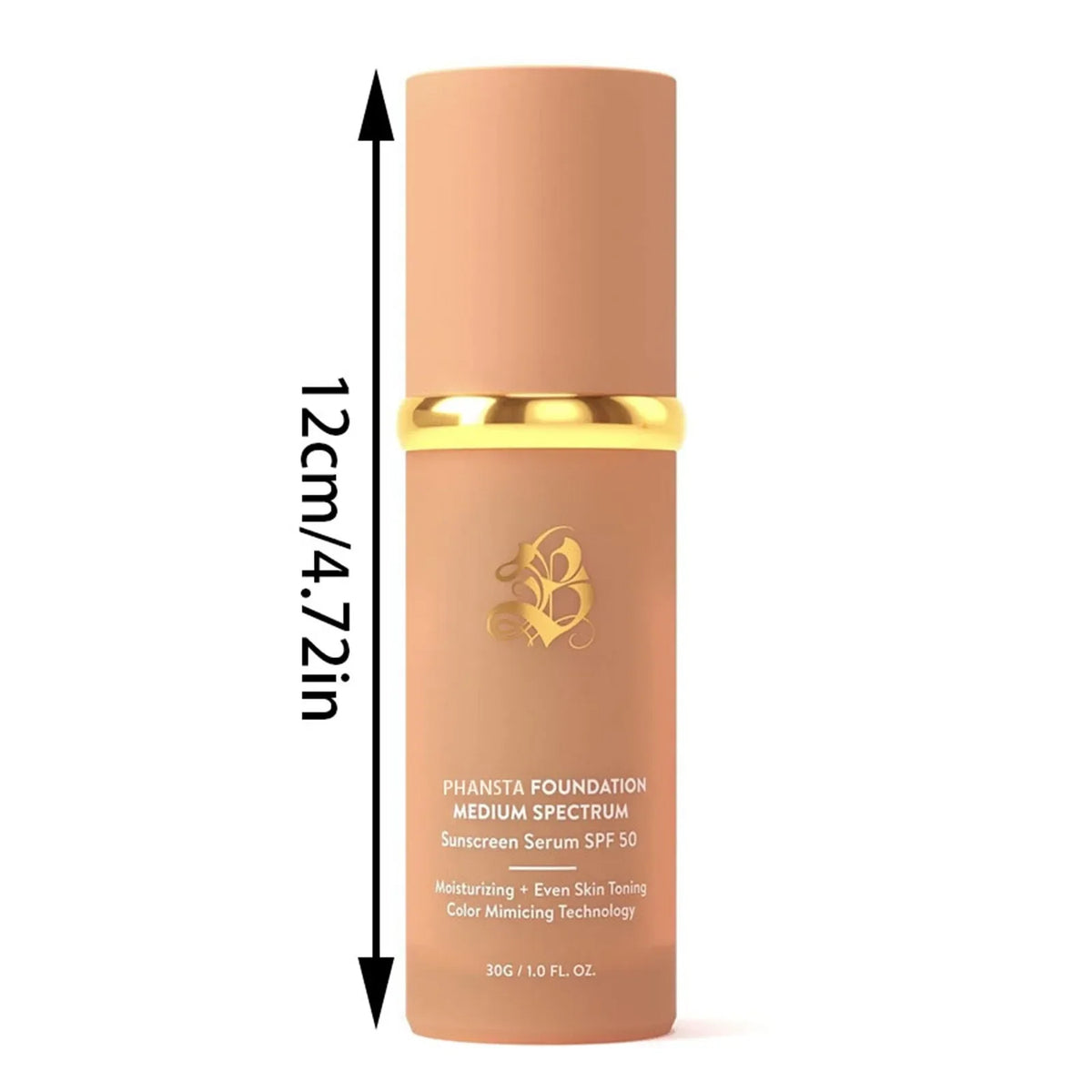 Luxury 4-in-1 Color-Changing Foundation — Soft Matte, Hydrating Finish