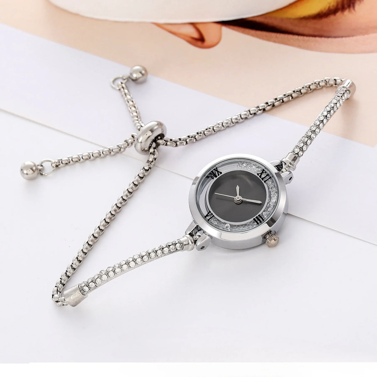 Luxury Women’s Stainless Steel Watch – Elegant Fashion Dress Timepiece