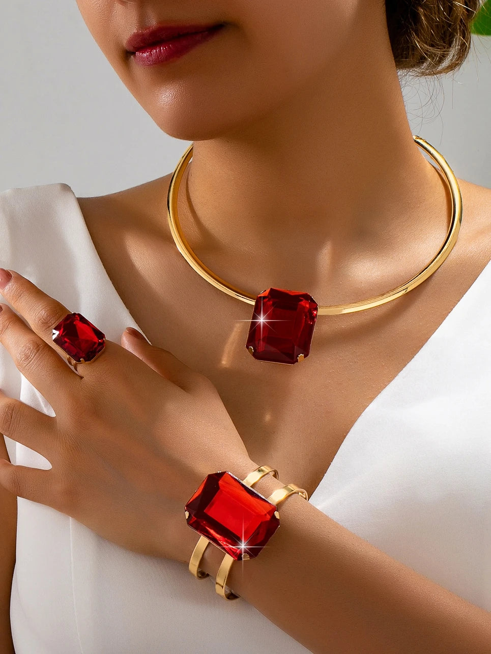 Necklace, Bracelet & Ring | Elegant Women's Gift Set