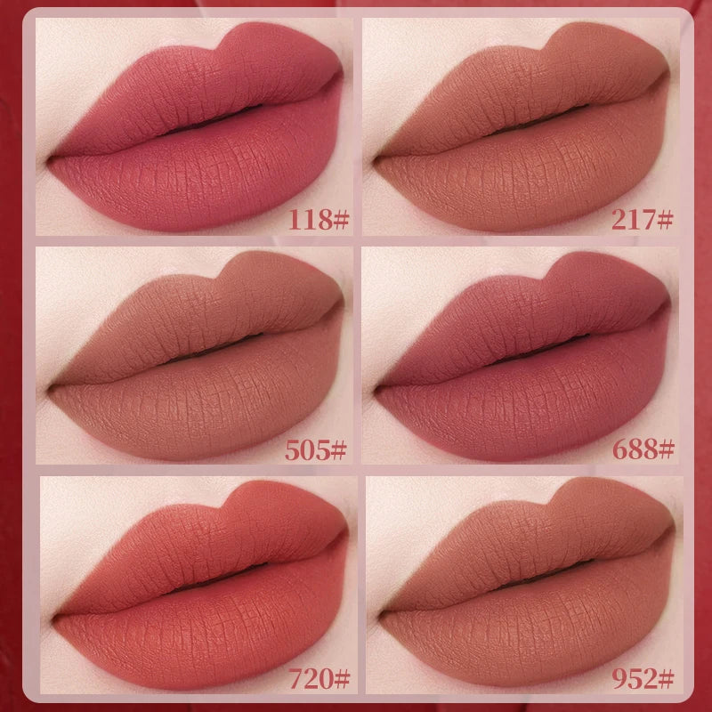 Luxury Matte Velvet Lipstick – High Impact Color, Smooth & Non-Drying Finish