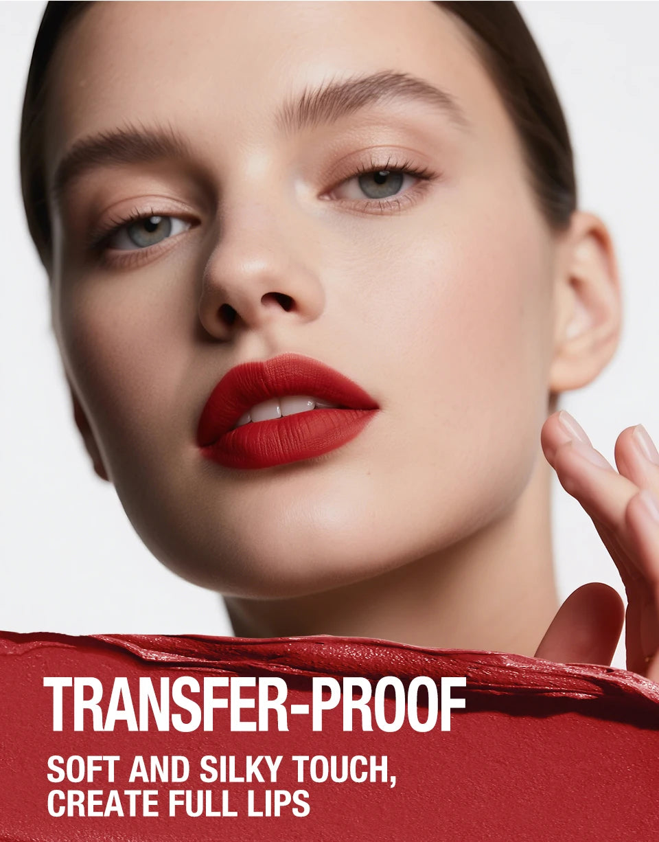 Waterproof Matte Lipstick Set OF2 Integrated waterproof lipliner