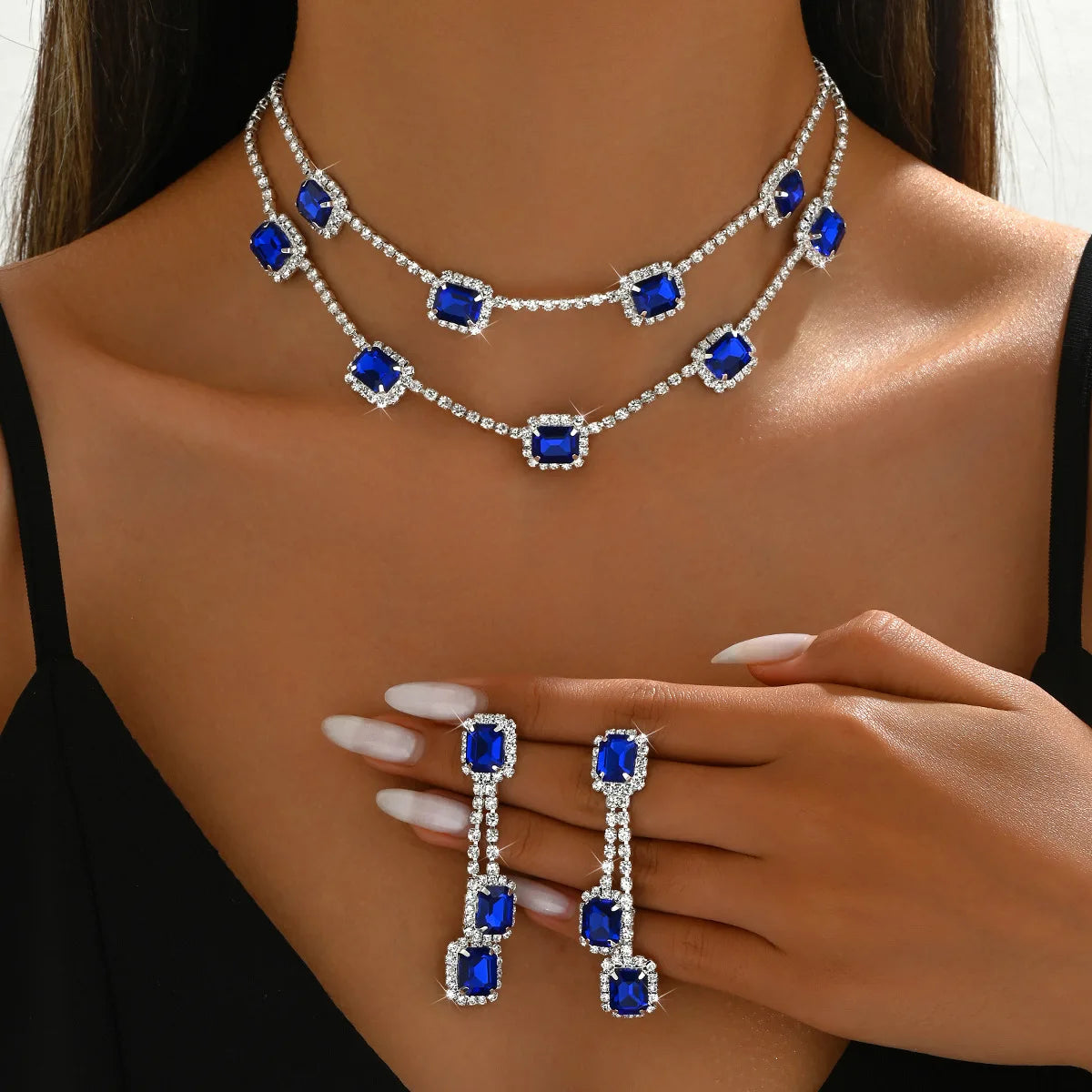Luxury 2-Piece Jewelry Set – Necklace & Earrings