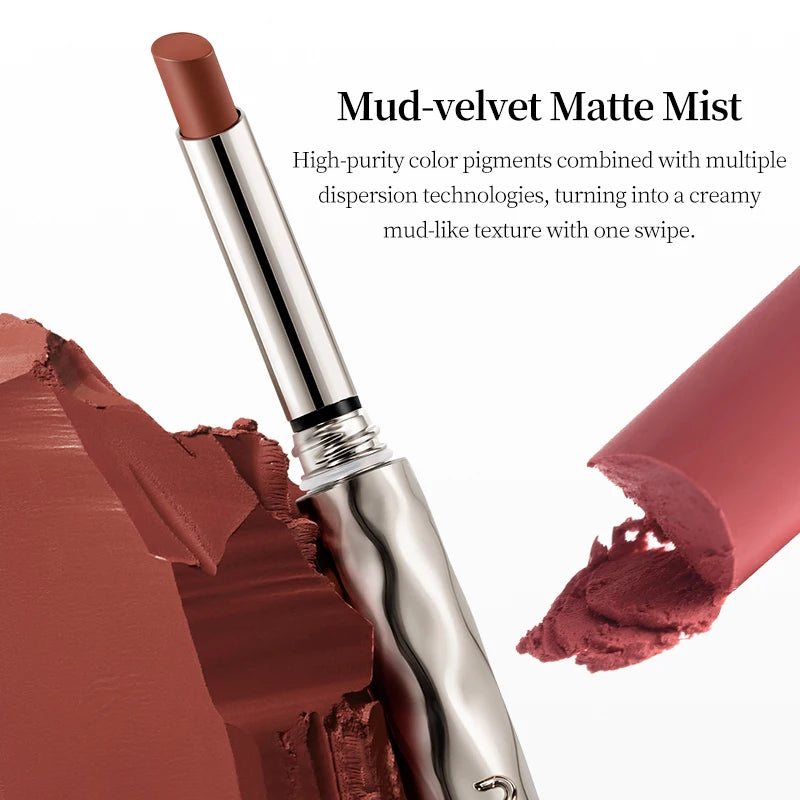Luxury Matte Velvet Lipstick – High Impact Color, Smooth & Non-Drying Finish