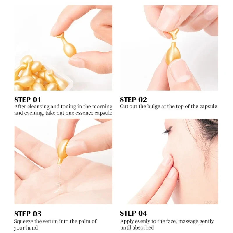 Luxury Makeup by Ann Hyaluronic Acid Capsules Serum-Deep Hydration Capsules