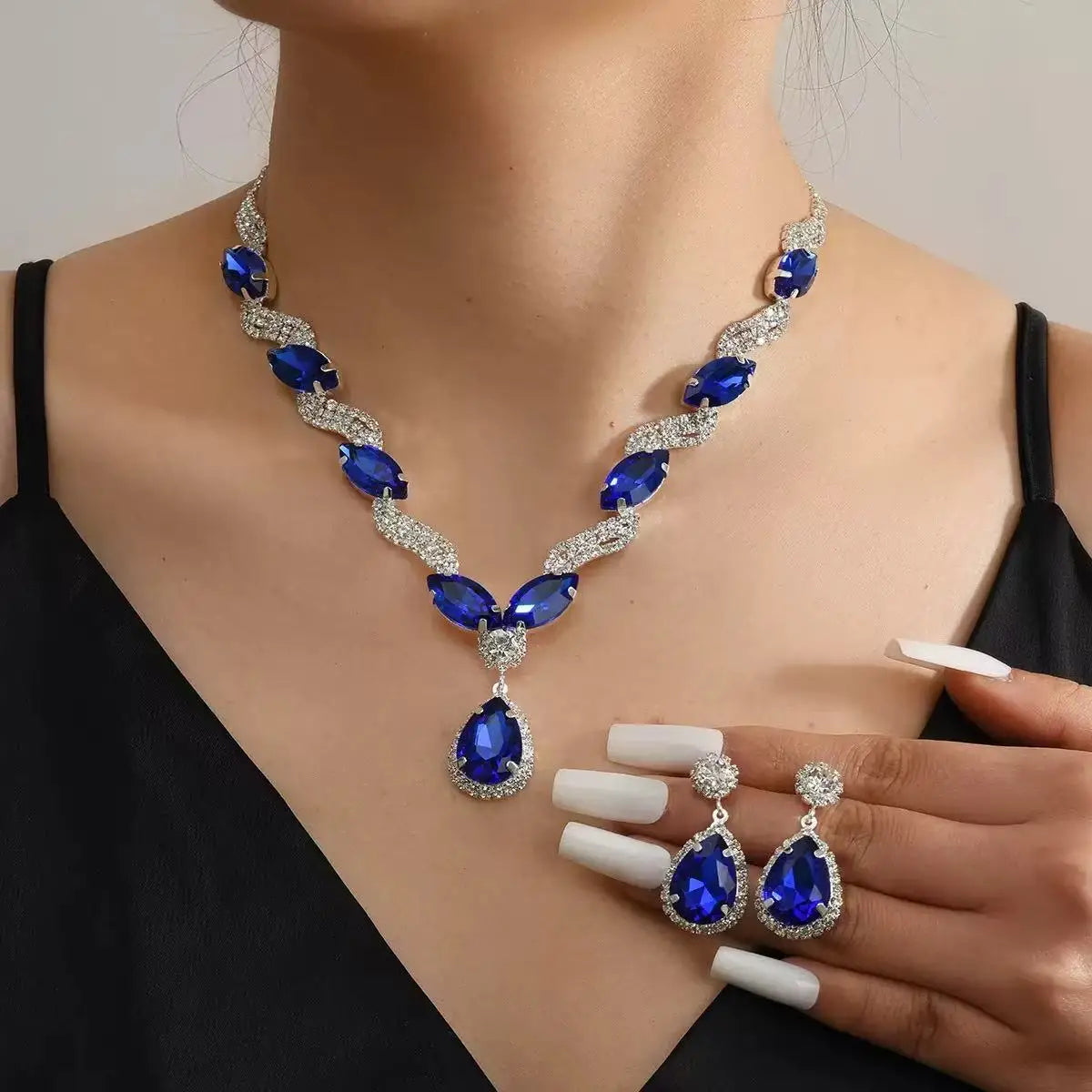 Necklace & Earrings Bridal Luxury Set