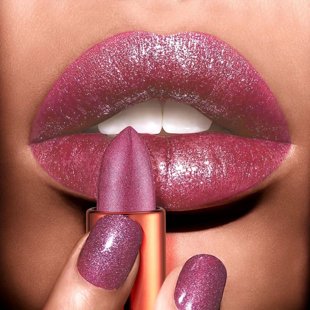 Rose smoke powder Lipstick Pink, Cherry Shades