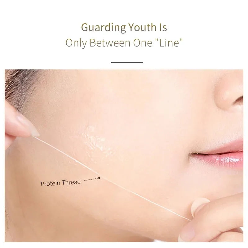Luxury by Ann Soluble Face Lifting Threads Collagen Facial Essence Protein Peptide Gold Silk