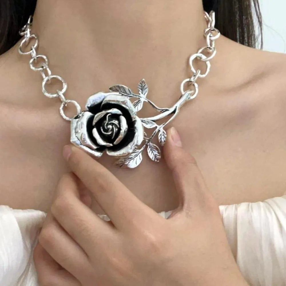 Luxury Rose Chain Necklace