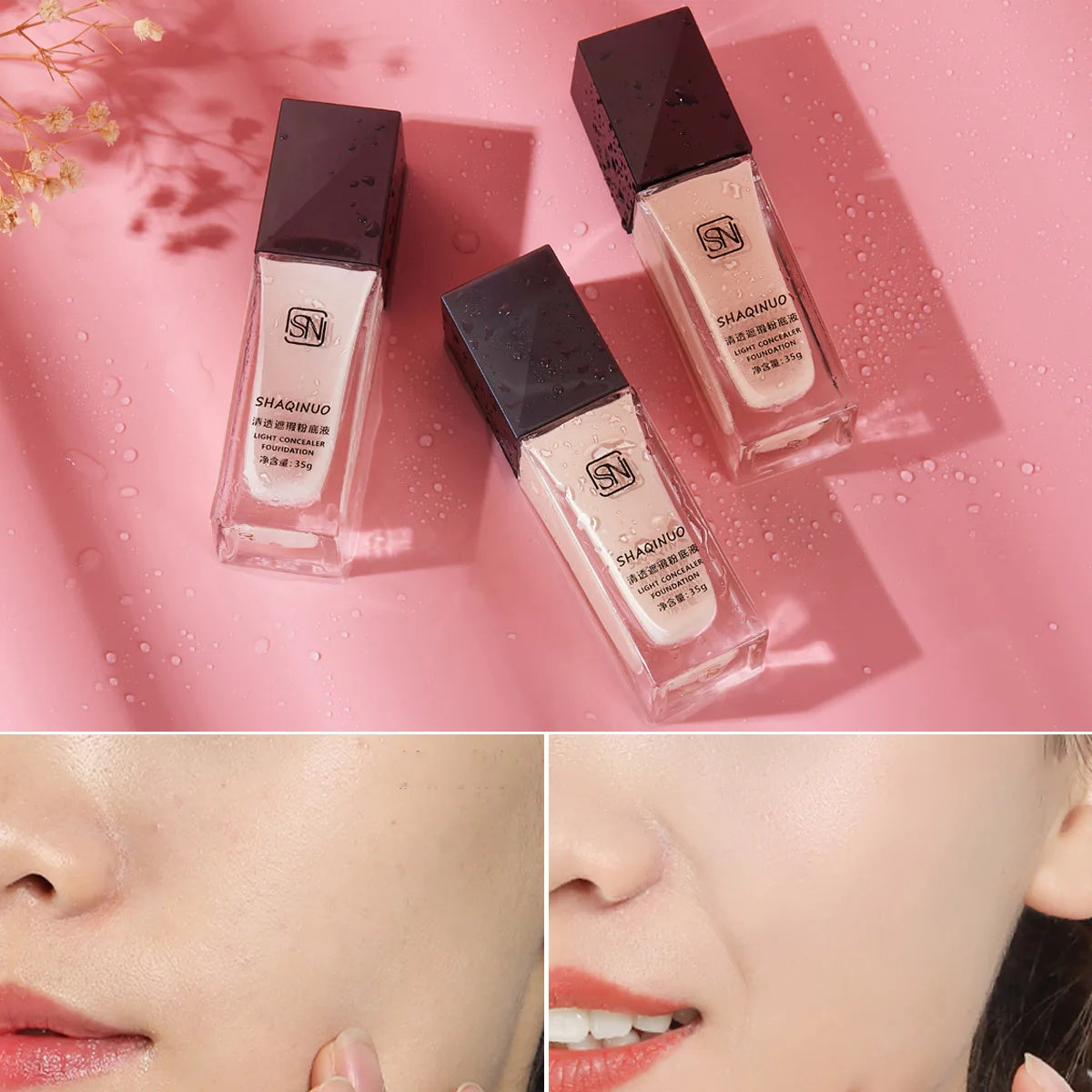 “Hydrating Cream Stick Foundation & Concealer – Long-Wear • Full Coverage”