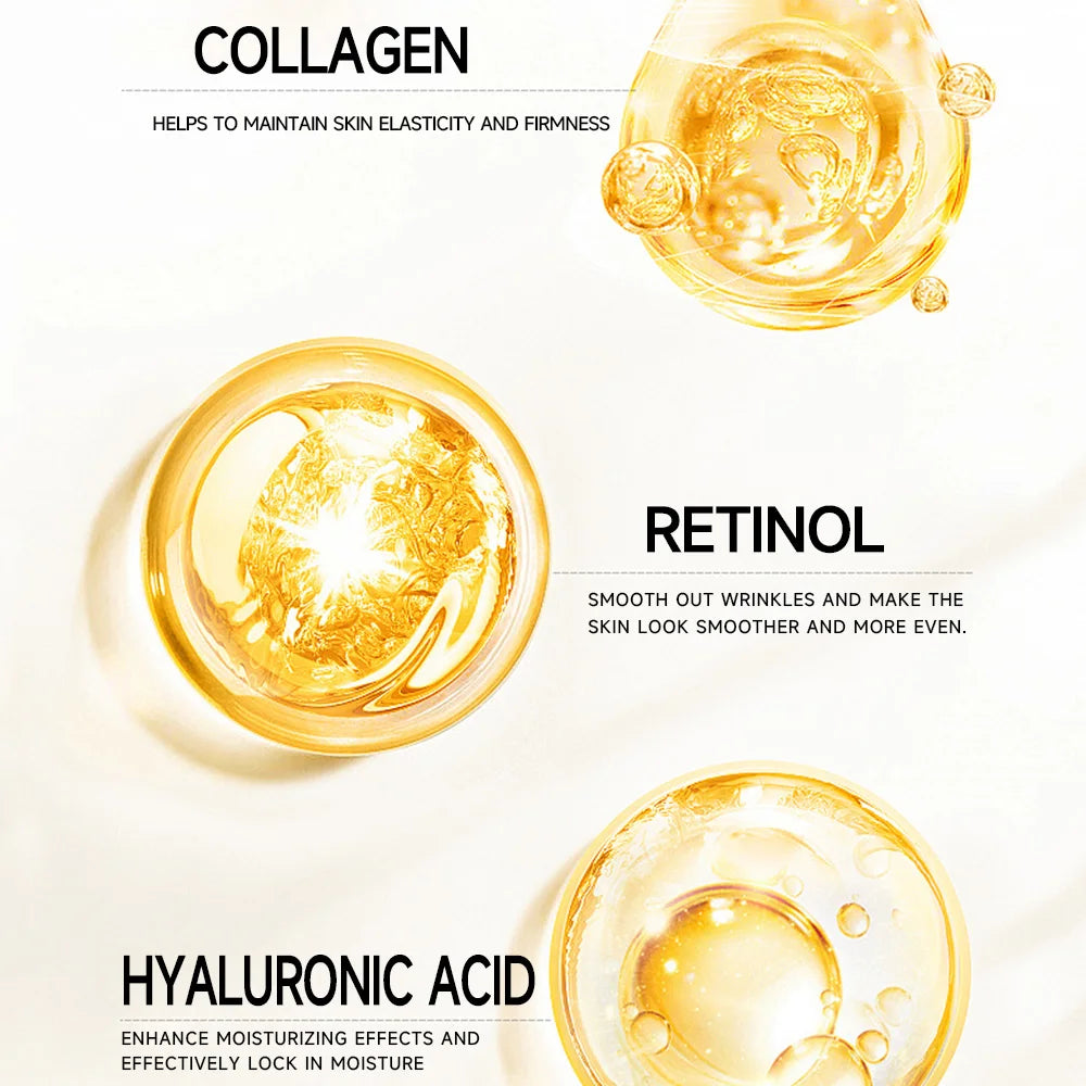 RETINOL FACIAL SERUM Vitamin C Hyaluronic Acid Retinol Serum
