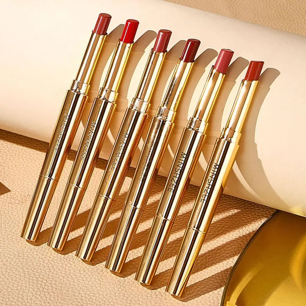 Luxury Dual-Ended Matte Lipstick & Lip Liner — Long Lasting