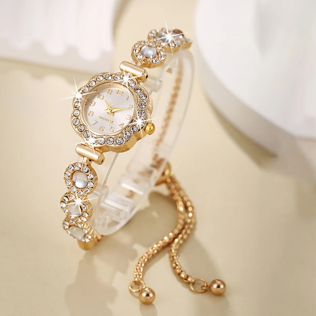 Luxury Women’s Stainless Steel Watch – Elegant Fashion Dress Timepiece