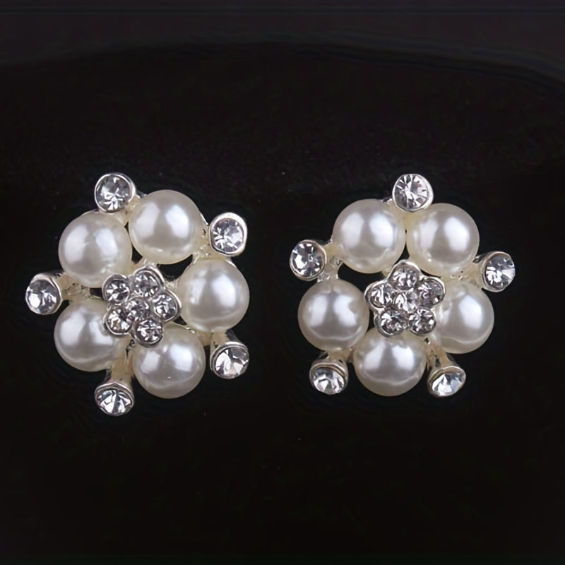 Luxury Pearl Wedding Jewelry Set