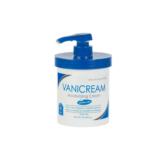 Vanicream Moisturizing Skin Cream with Pump Dispenser - 16 fl oz (1 lb) - Moisturizer Formulated Without Common Irritants for Those with Sensitive Skin
